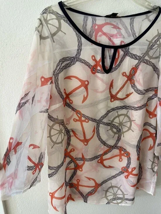 Cal Style Nautical Rope Anchor Top Coastal Chic Yacht Club Resortcore Maritime - Picture 4 of 9